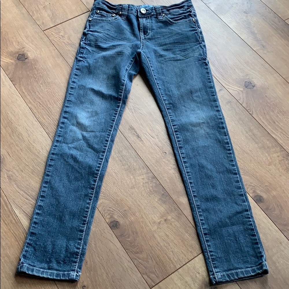 Karma Blue Rhinestone Jeans - Picture 3 of 8